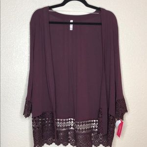 Purple Target xhiliration Kimono/Coverup